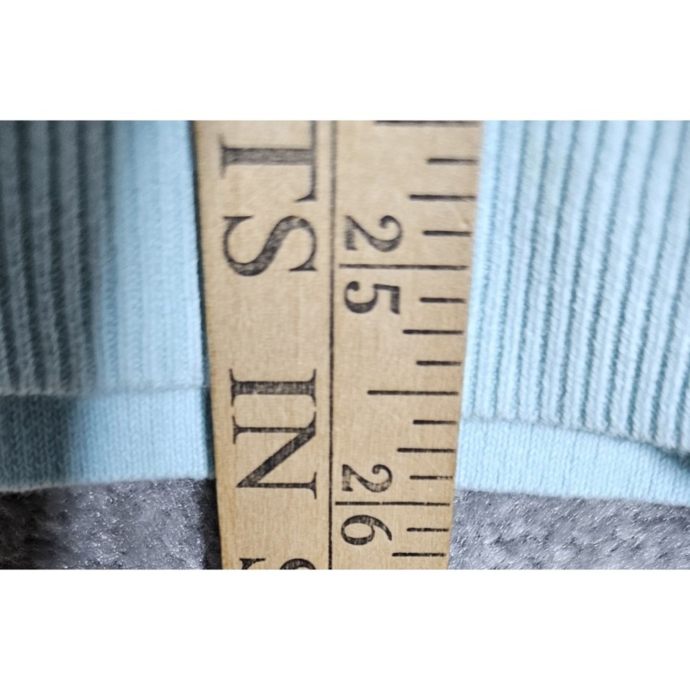 Lands End Open Front Knit Cardigan Womens Size Small 6-8 Pink Striped Pockets - Picture 6 of 6